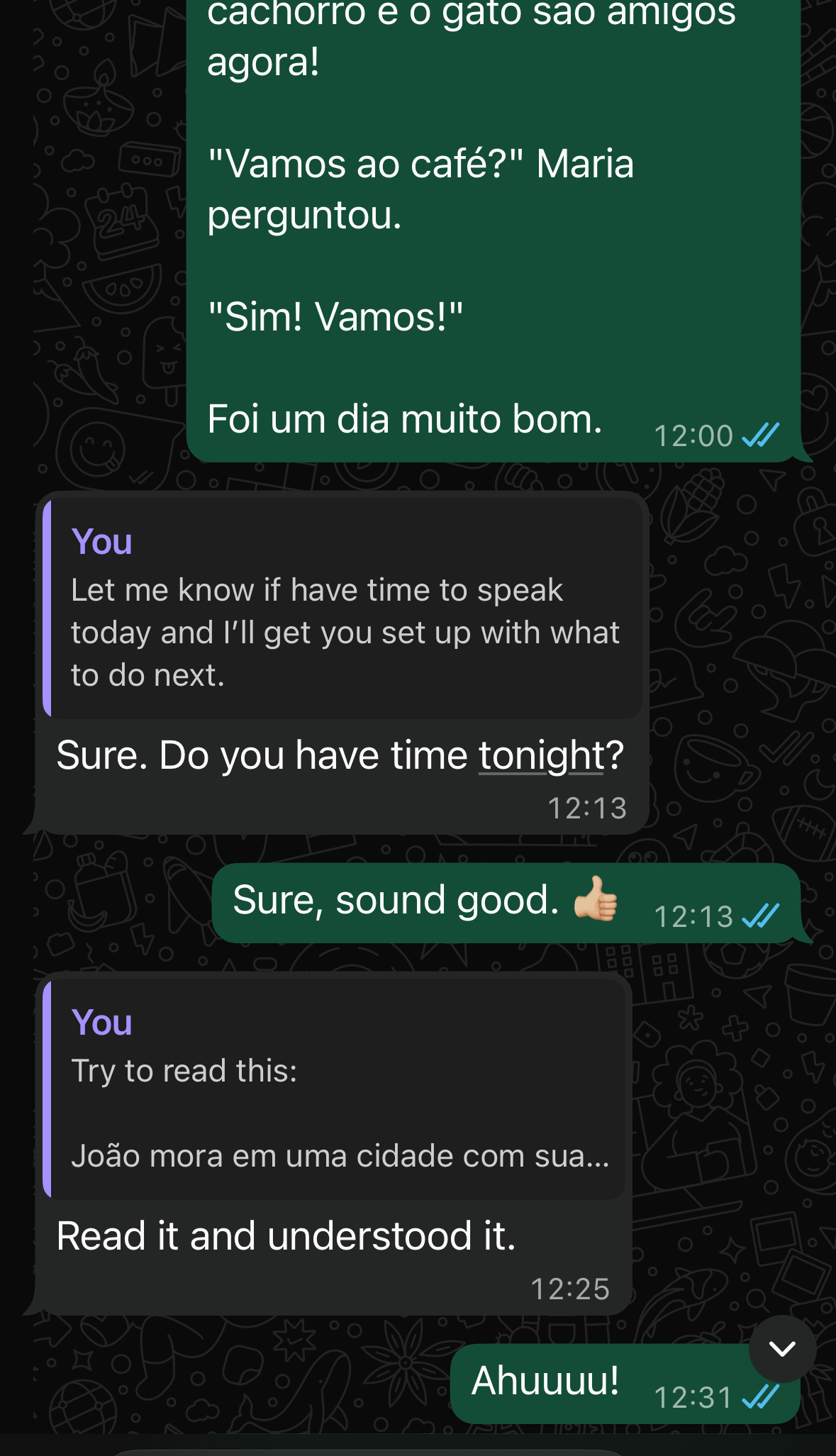 Read it and understood it