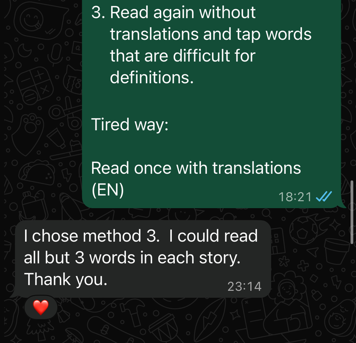 I could read all but 3 words